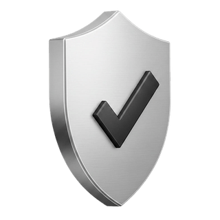 Icono 3D con señal de verificación en la página Cómo funciona de Cima Rendazgo