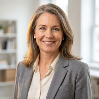 Foto de perfil de Sarah Coleman, quien aparece como directora financiera en Cima Rendazgo