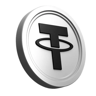 Gráfico de moneda Tether USDT en la plataforma, dentro de la sección informativa